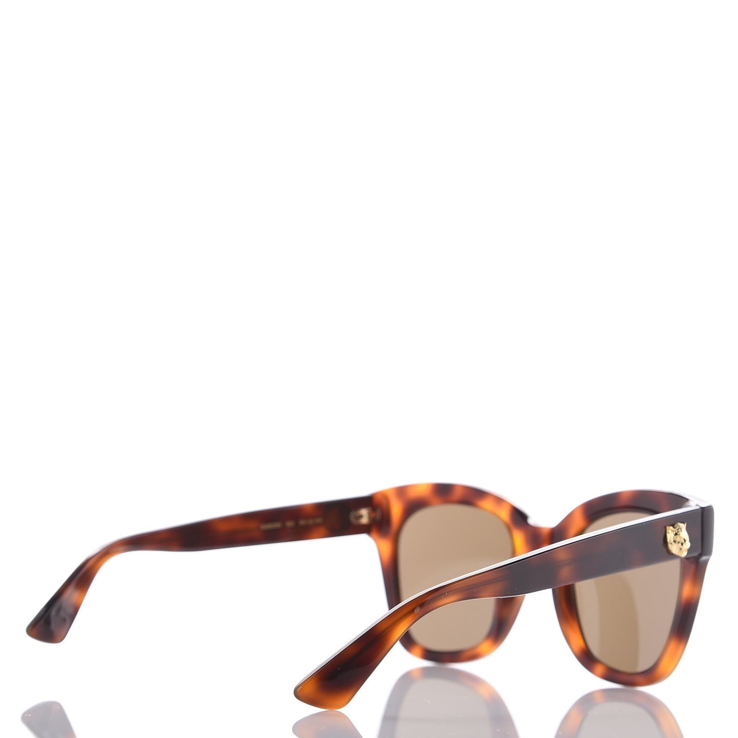 Acetate Square Frame Sunglasses GG0029S Tortoise
