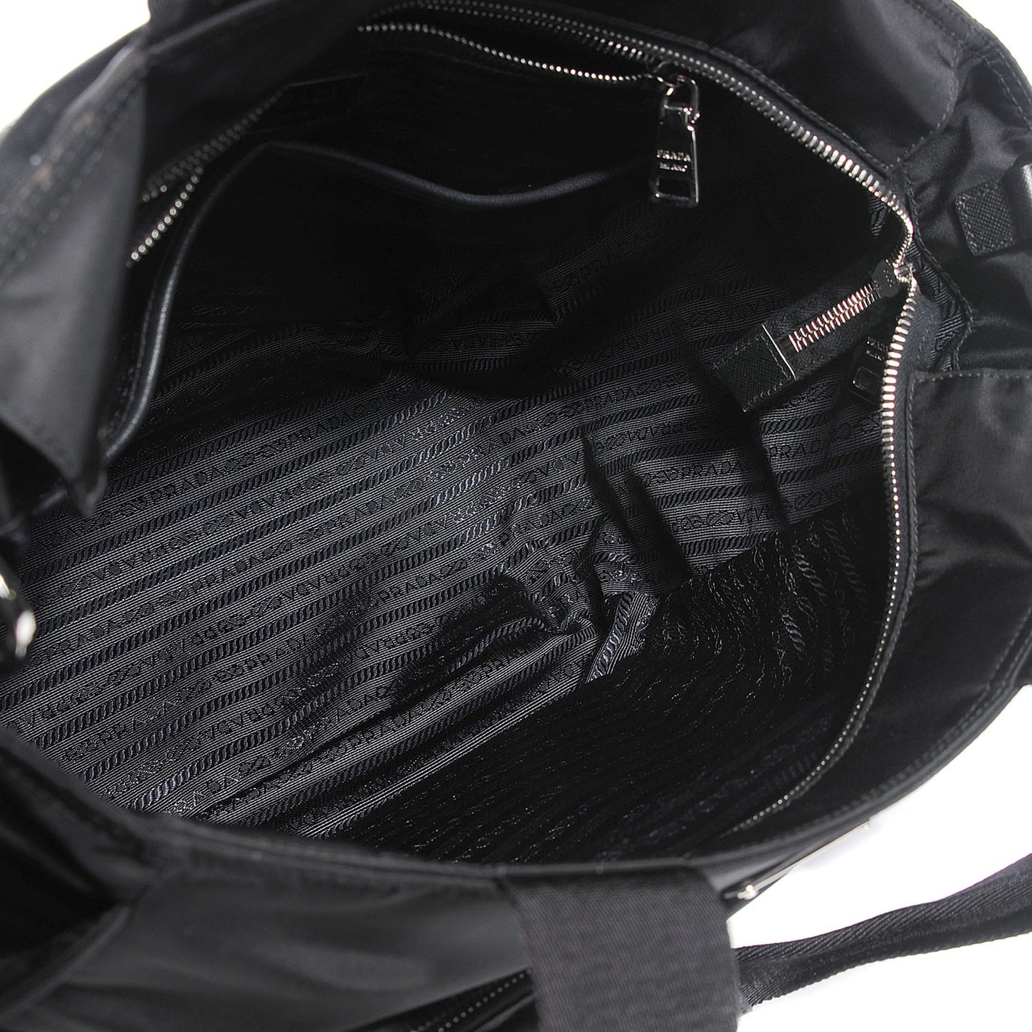 Nylon Vela Baby Bag Black
