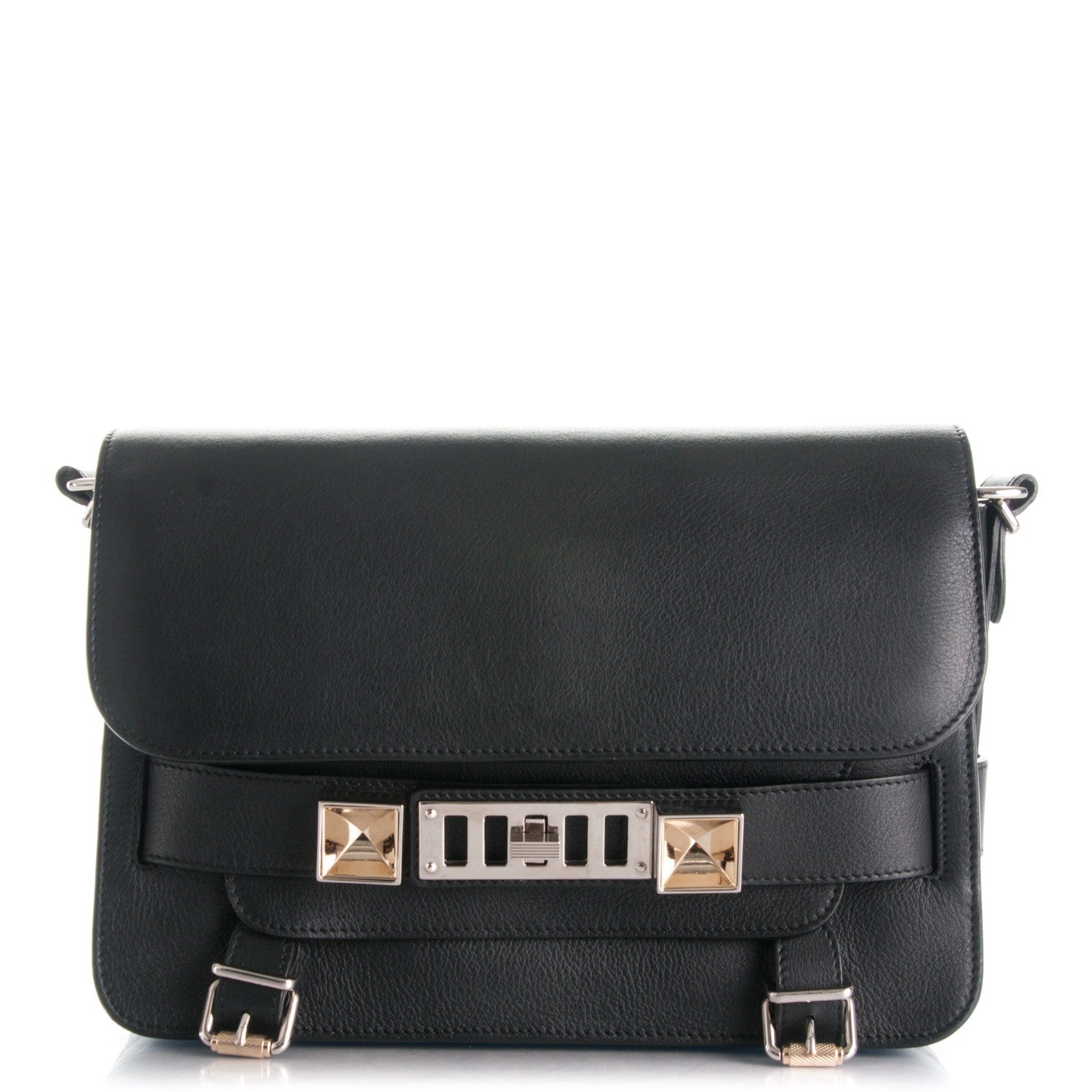 Proenza Schouler Calfskin PS11 Classic Shoulder Bag Black 1 of 7