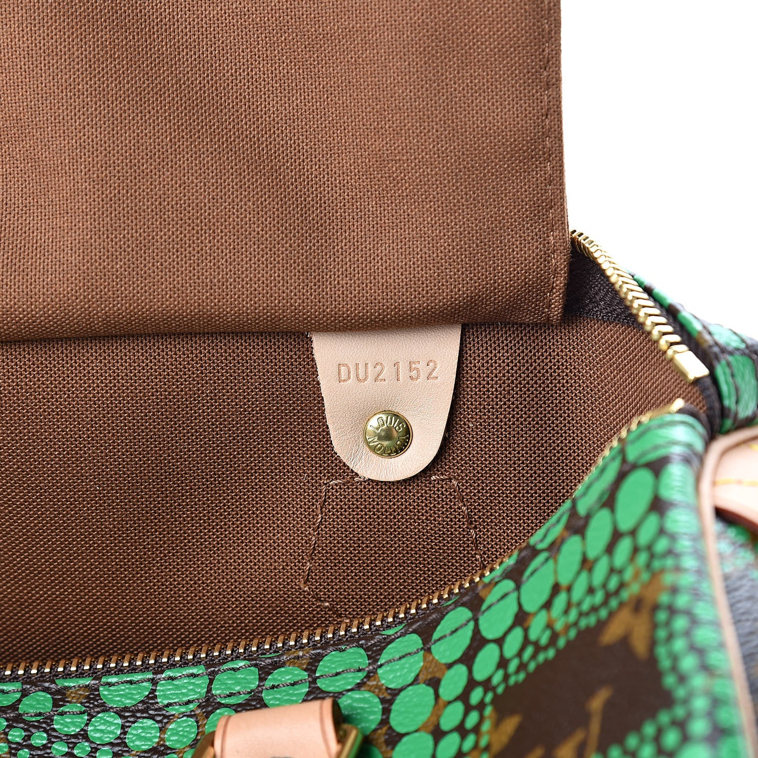 Louis Vuitton Monogram Kusama Town Speedy 30 Green 7 of 10