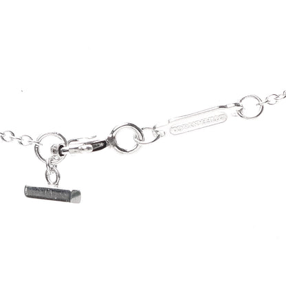 Tiffany Sterling Silver Small T Smile Pendant Necklace 4 of 5
