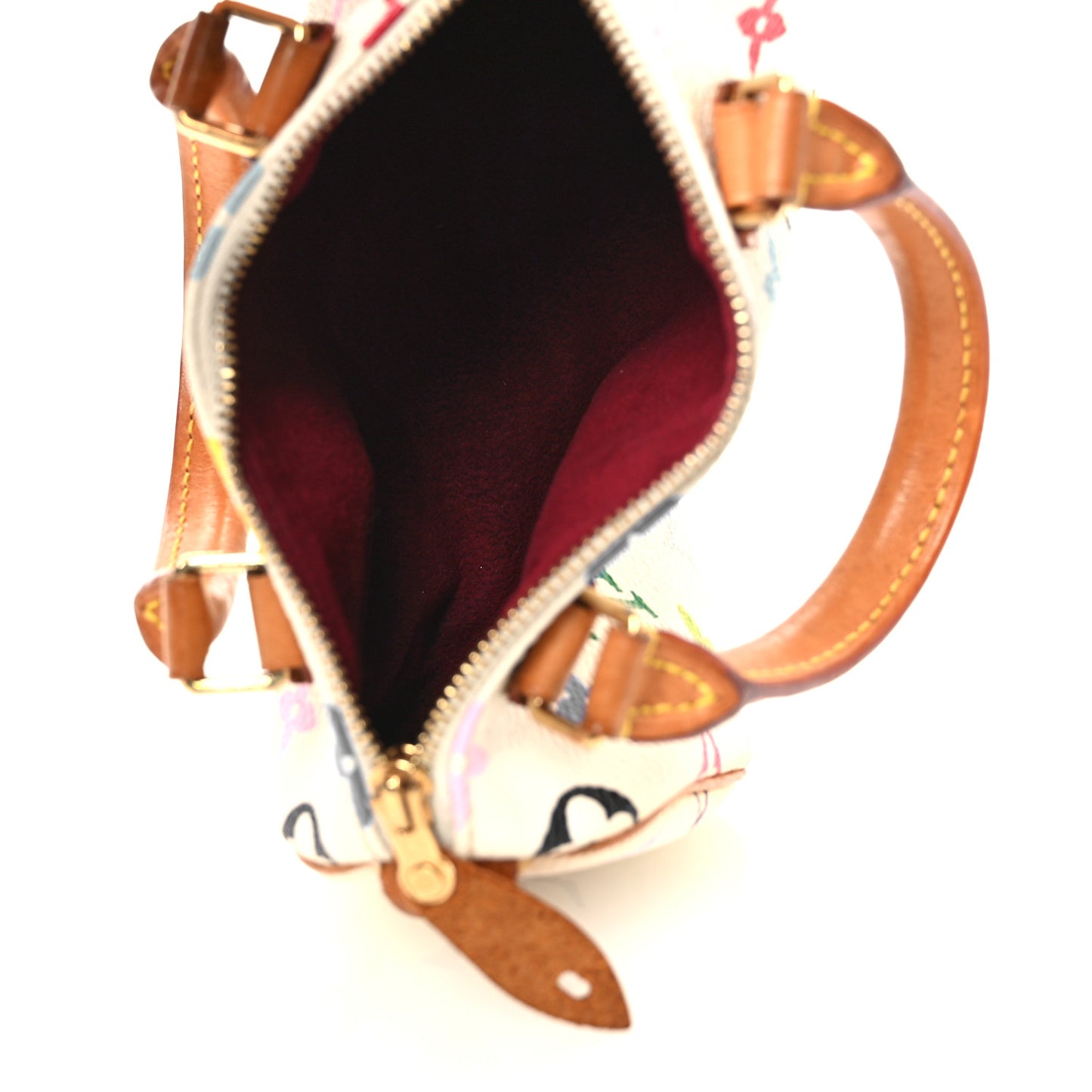 Monogram Multicolor Mini Sac HL Speedy White