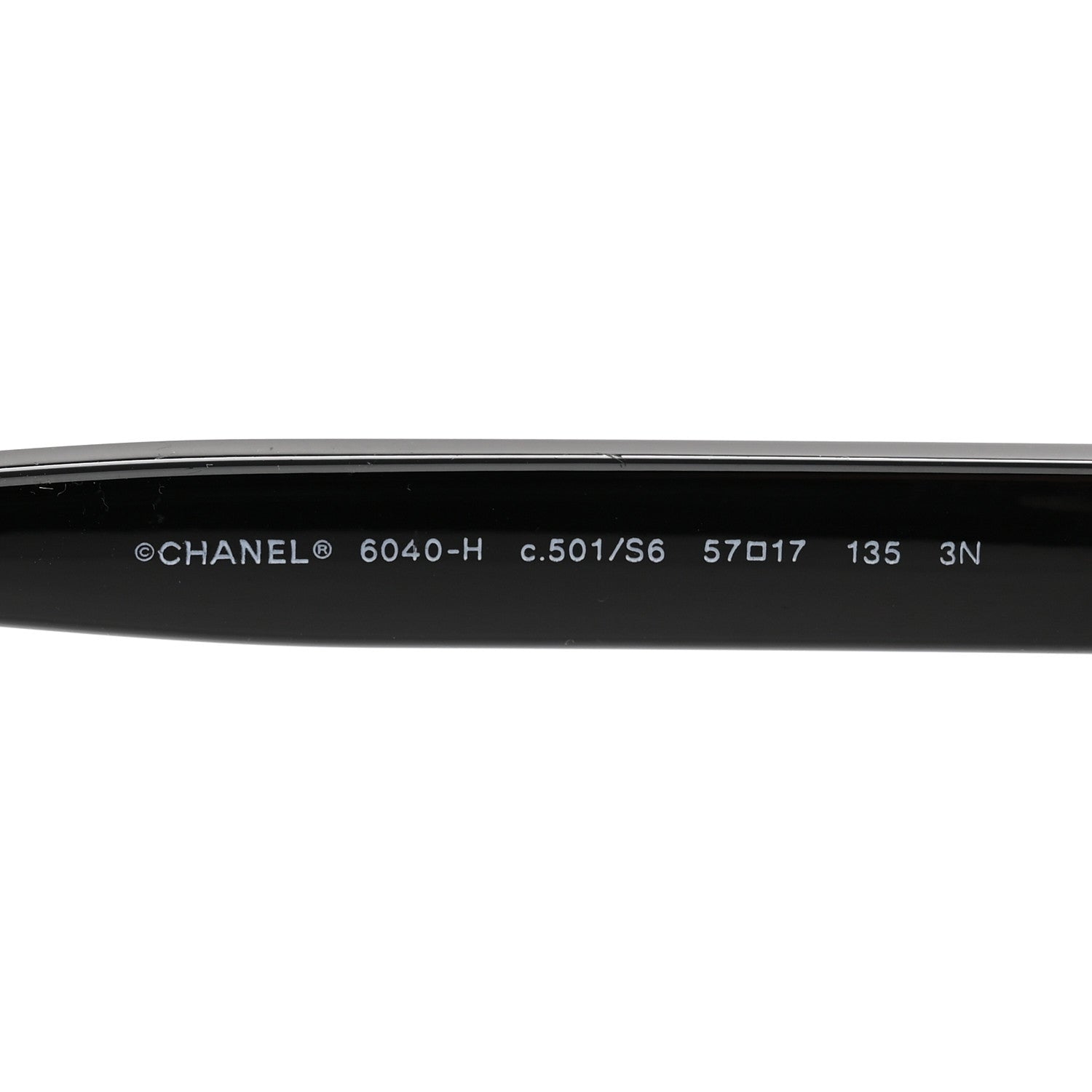 Chanel Freshwater Cultured Pearl Butterfly Sunglasses 6040-H Black 5 of 9
