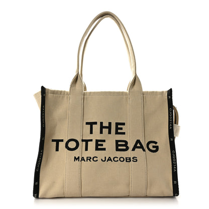 Marc Jacobs Jacquard Large The Traveler Tote Bag Warm Sand 1 of 8