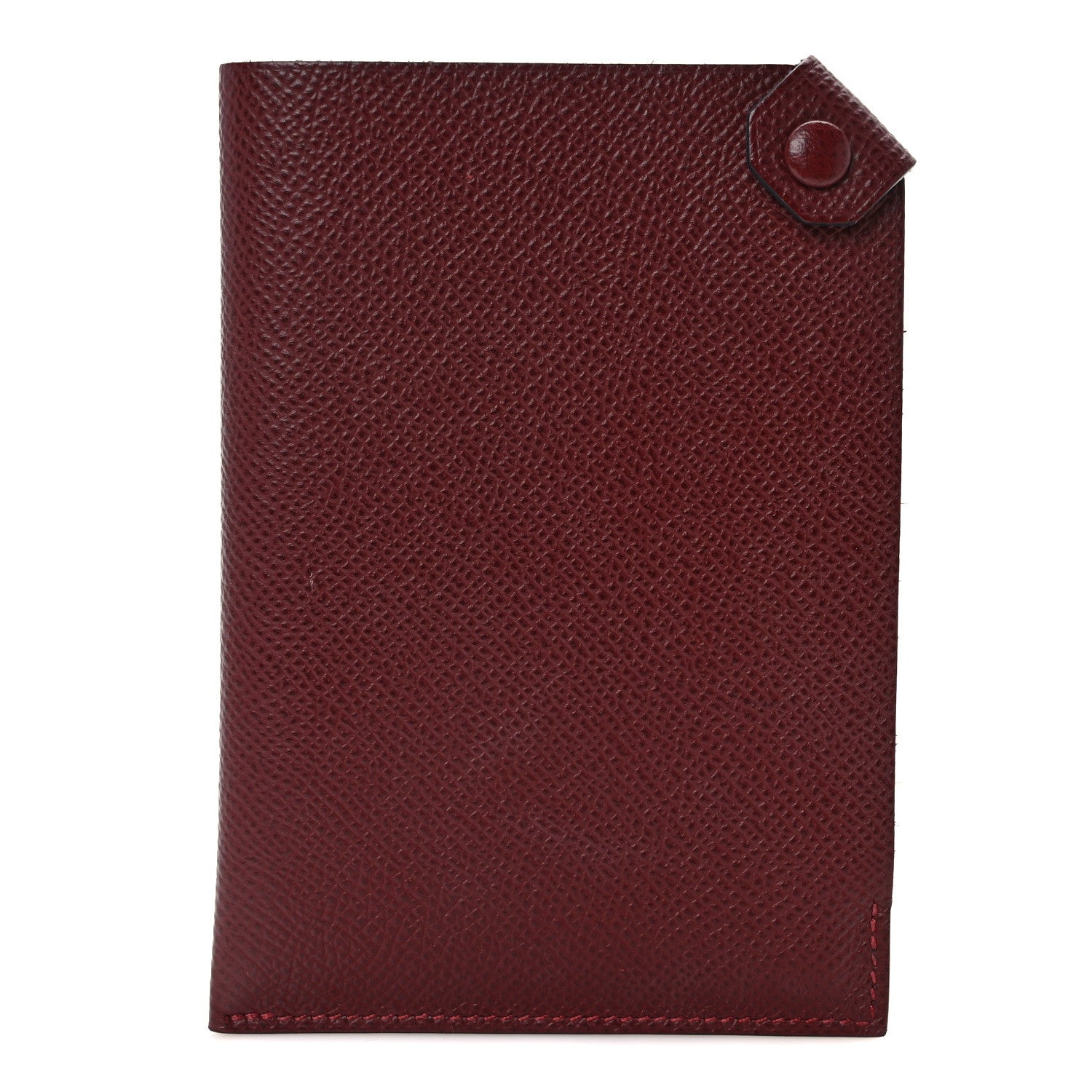 Hermes Epsom Tarmac PM Passport Holder Rouge H 1 of 6