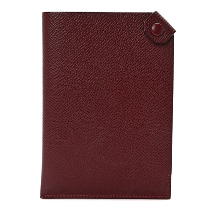 Hermes Epsom Tarmac PM Passport Holder Rouge H 1 of 6