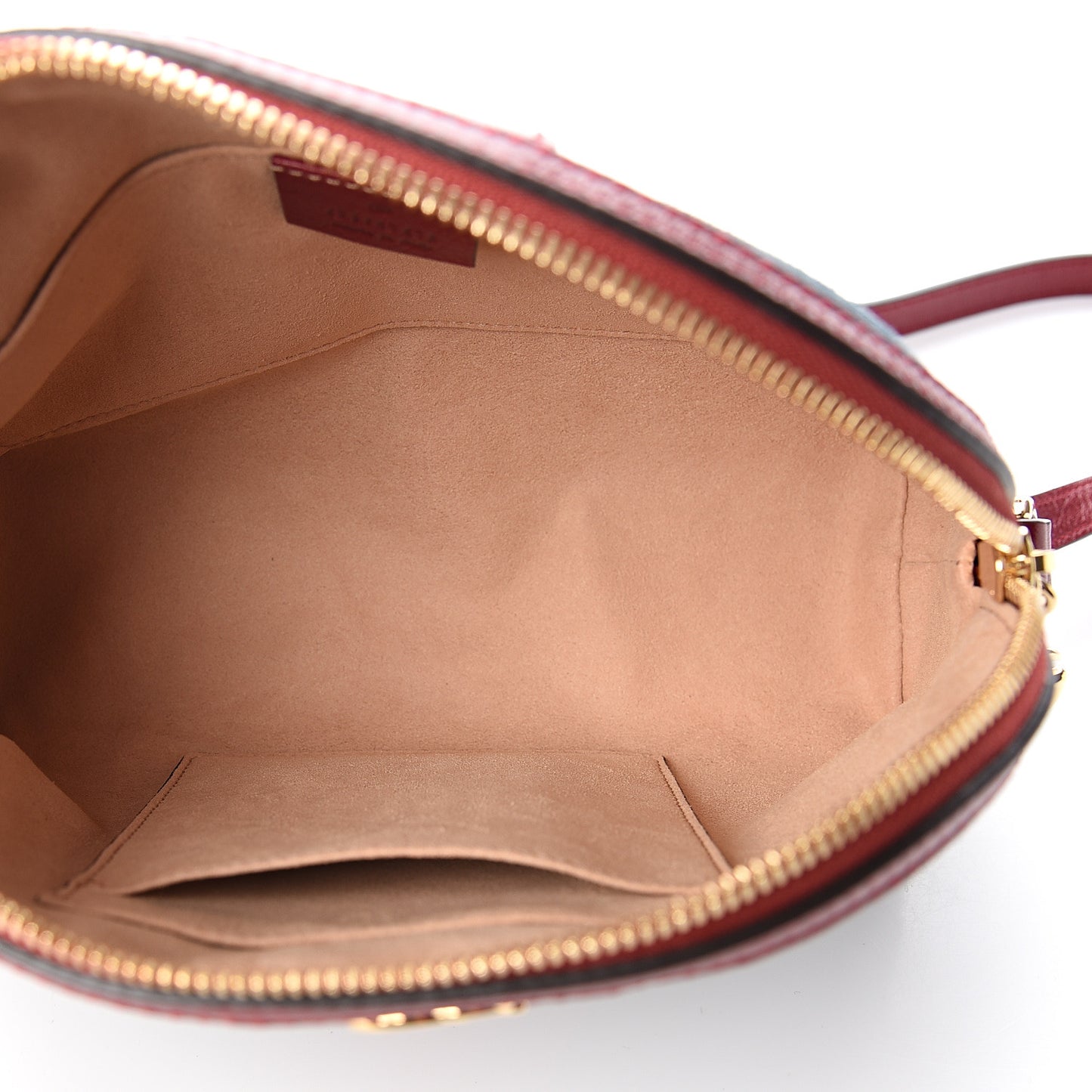 Suede Calfskin Web Small Ophidia Dome Shoulder Bag New Blue Romantic Cherry