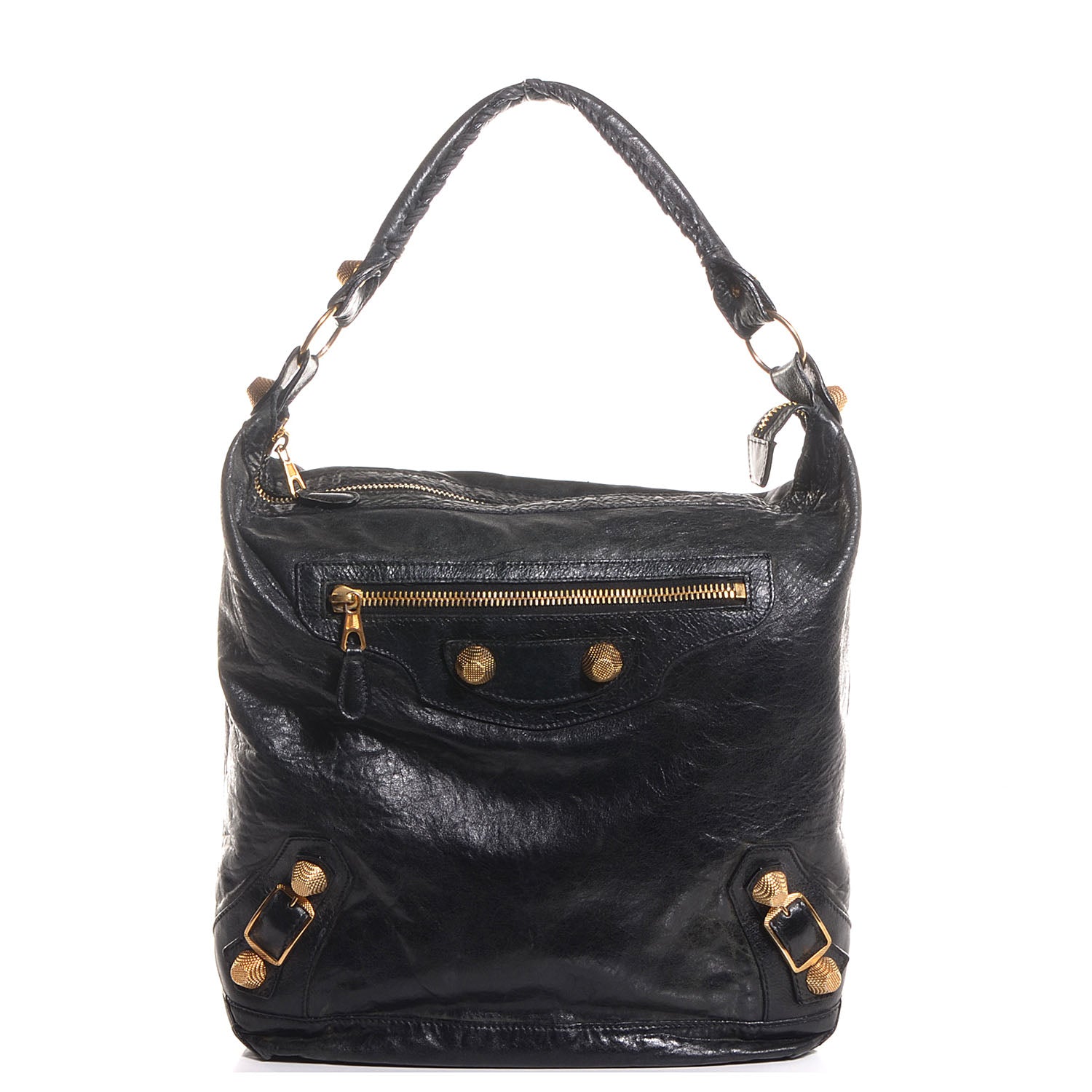 Balenciaga Agneau Giant 21 Gold Hardware Day Hobo Black 1 of 12