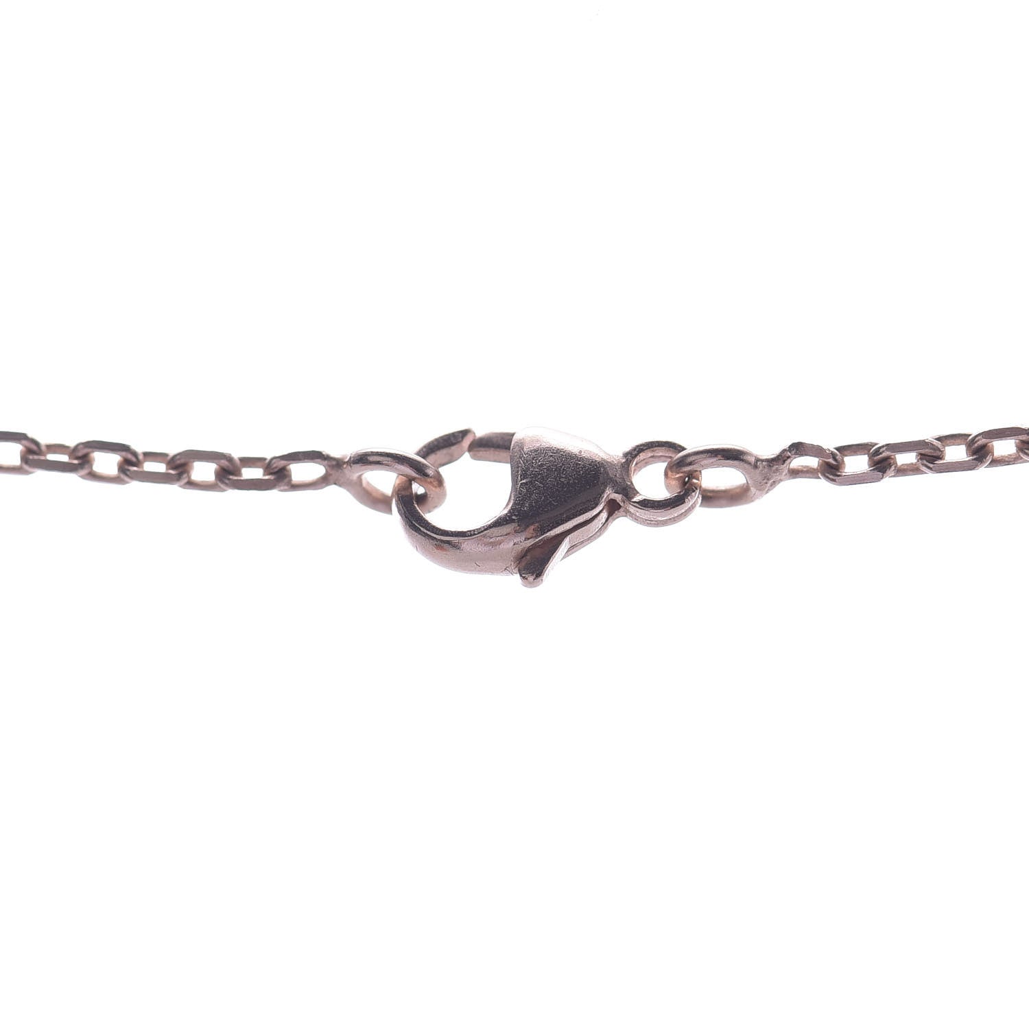 Hermes Lacquered Rose Gold Pop H Pendant Necklace Black 4 of 7