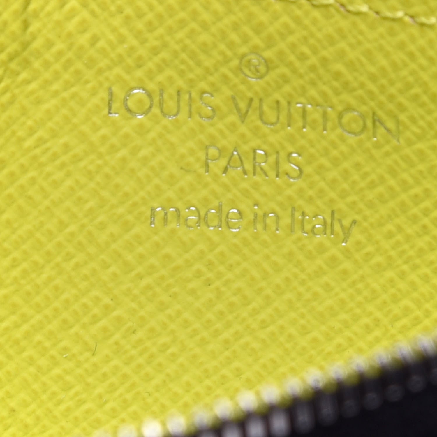 Louis Vuitton Monogram Taiga Coin Card Holder Yellow 15 of 18