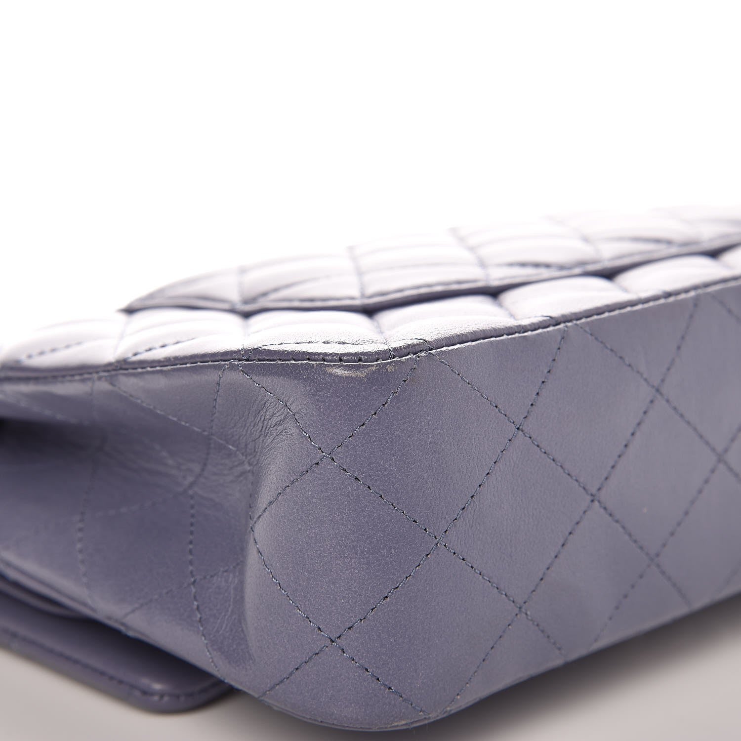 Chanel Lambskin Quilted Medium Double Flap Light Purple 13 of 16