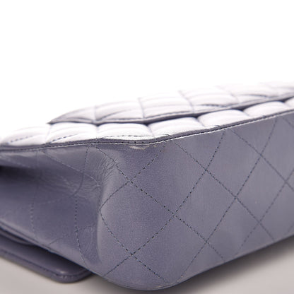 Chanel Lambskin Quilted Medium Double Flap Light Purple 13 of 16