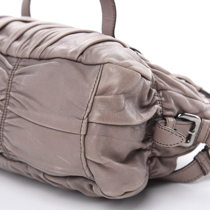 Prada Nappa Gaufre Shopping Satchel Bambu 11 of 18