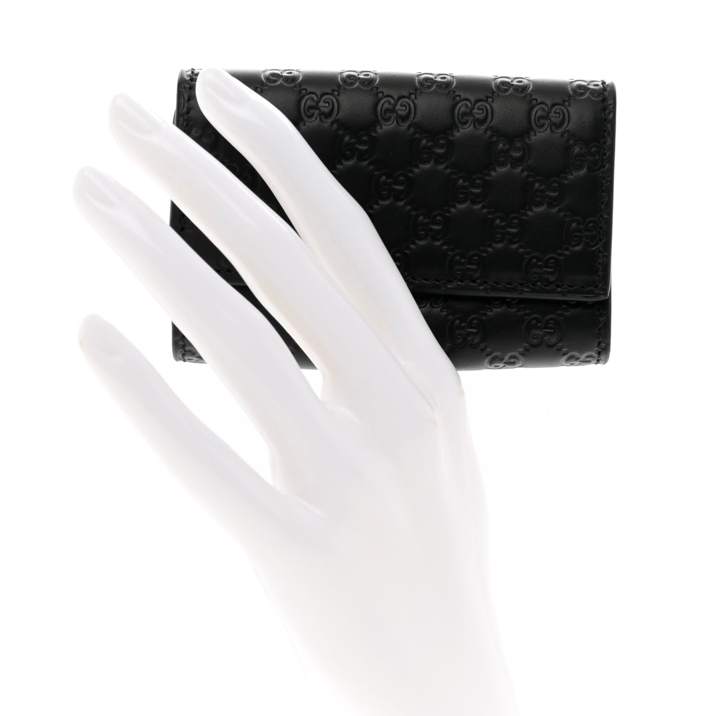 Microguccissima 6 Key Holder Case Black
