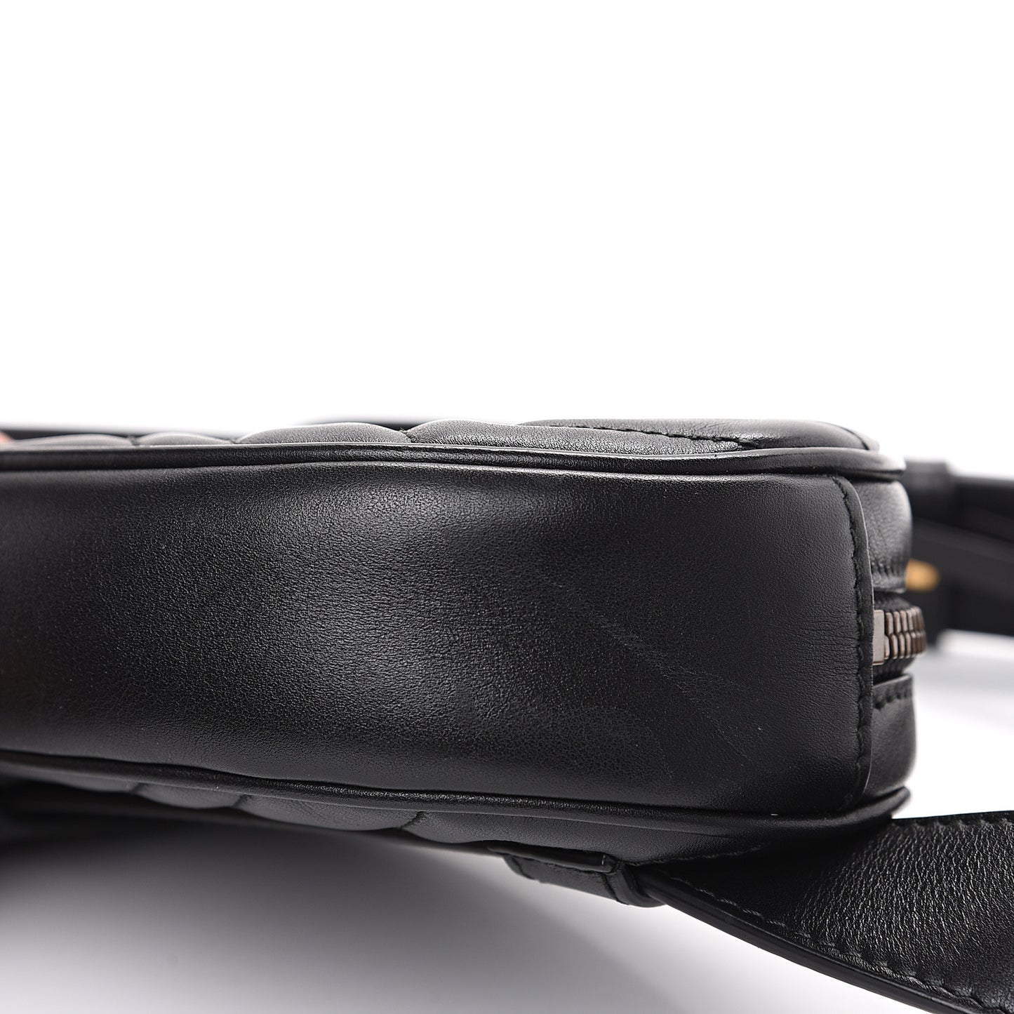 Calfskin Matelasse GG Marmont Belt Bag 95 38 Black
