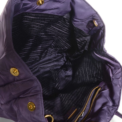Prada Tessuto Nylon Quilted Tote Viola 5 of 9