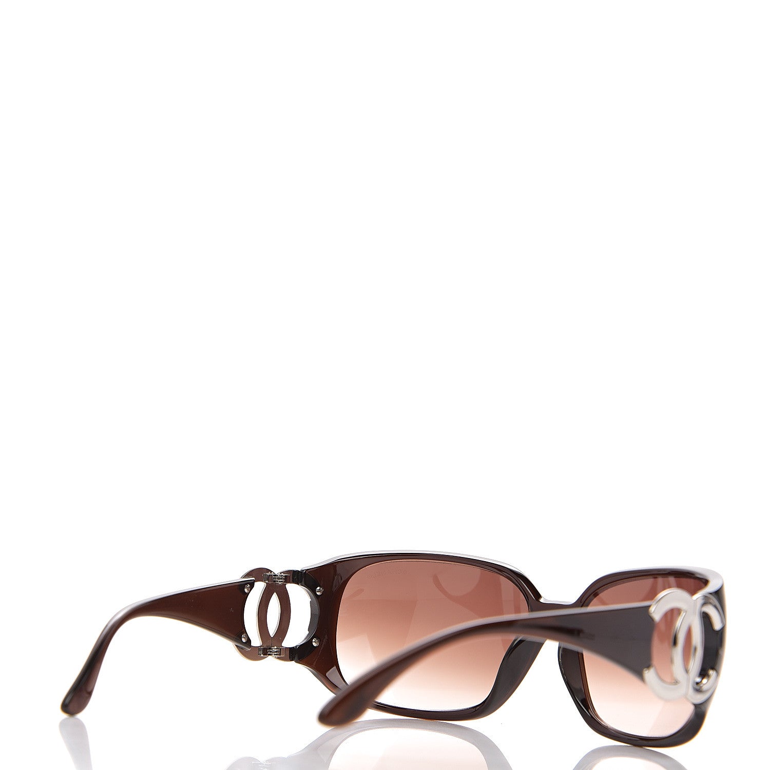 Chanel CC Sunglasses 6014 Brown 4 of 7