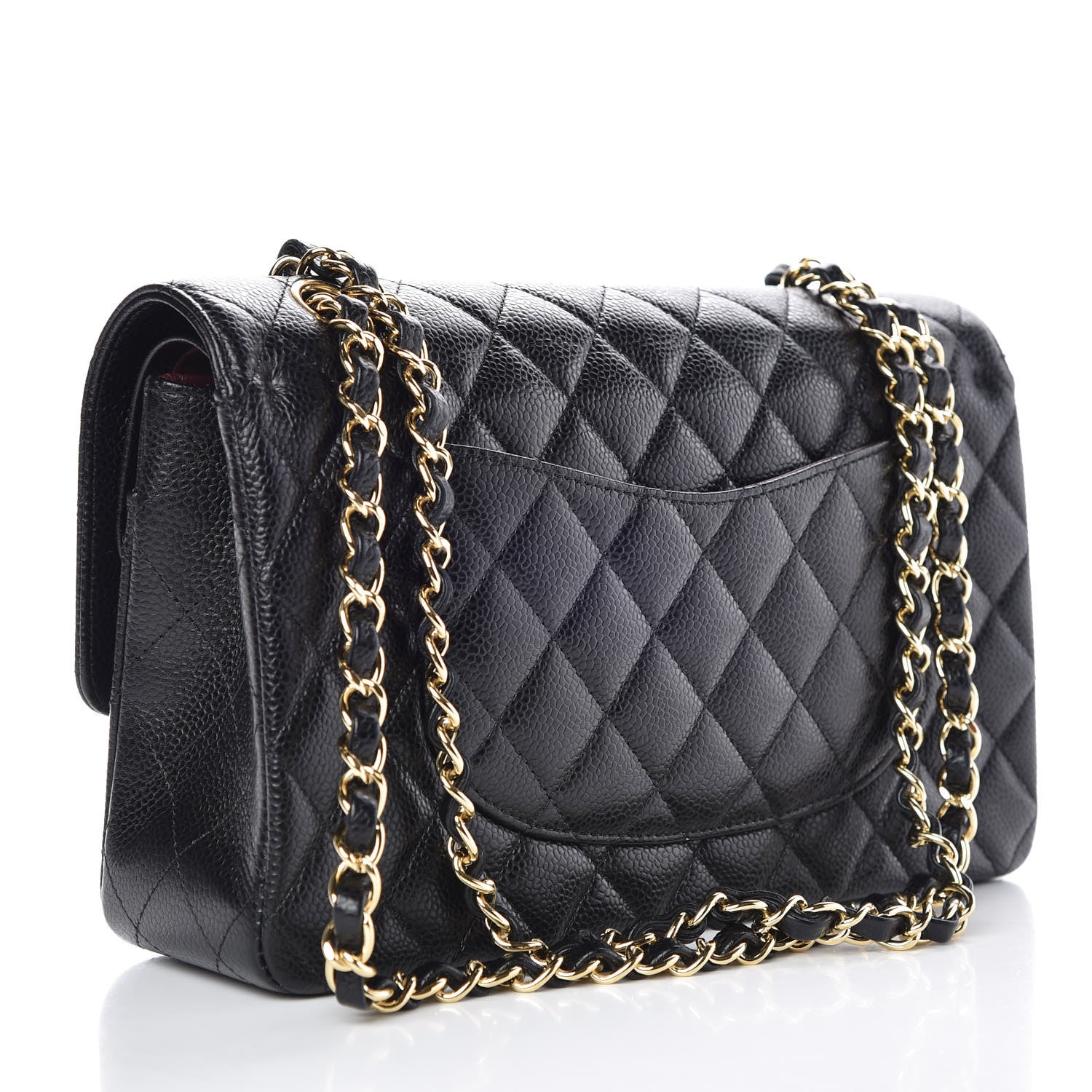 Chanel Caviar Quilted Medium Double Flap Black 4 of 9