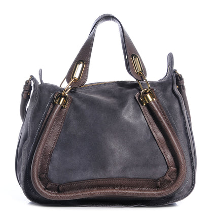 Chloe Suede Calfskin Medium Paraty Rock 1 of 12