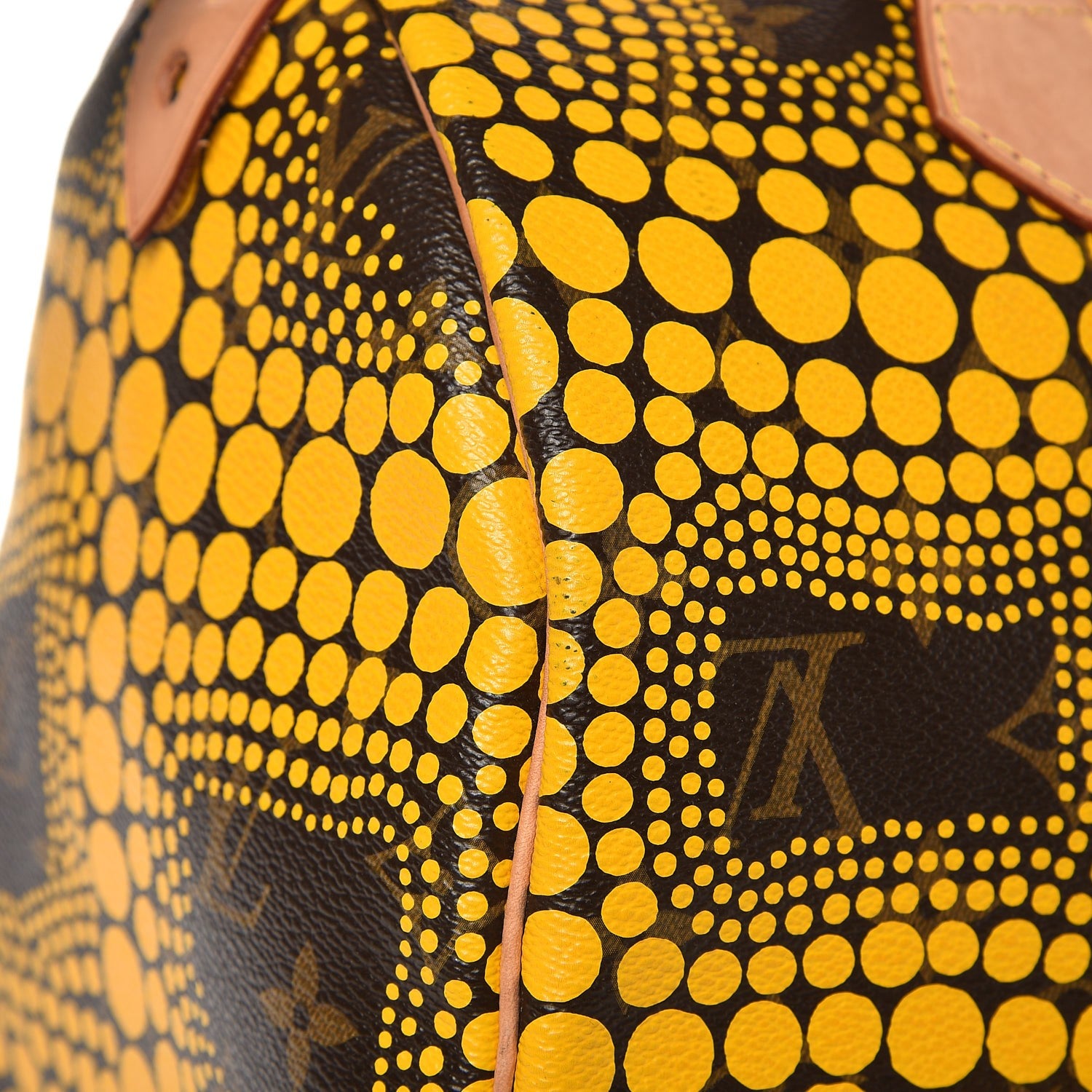 Louis Vuitton Monogram Kusama Town Speedy 30 Yellow 12 of 12