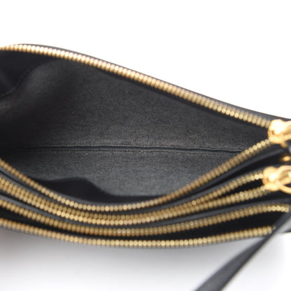 Celine Liege Calfskin Small Trio Crossbody Bag Black 5 of 14