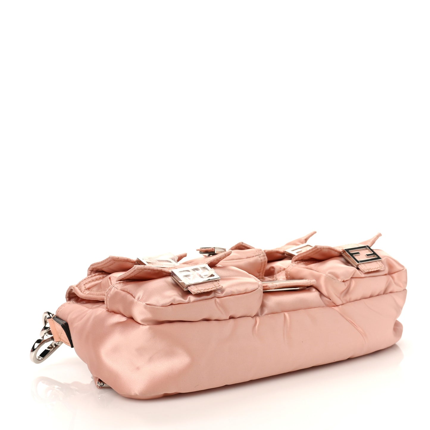 Econyl Cuoio Romano Multipocket Baguette Baby Pink