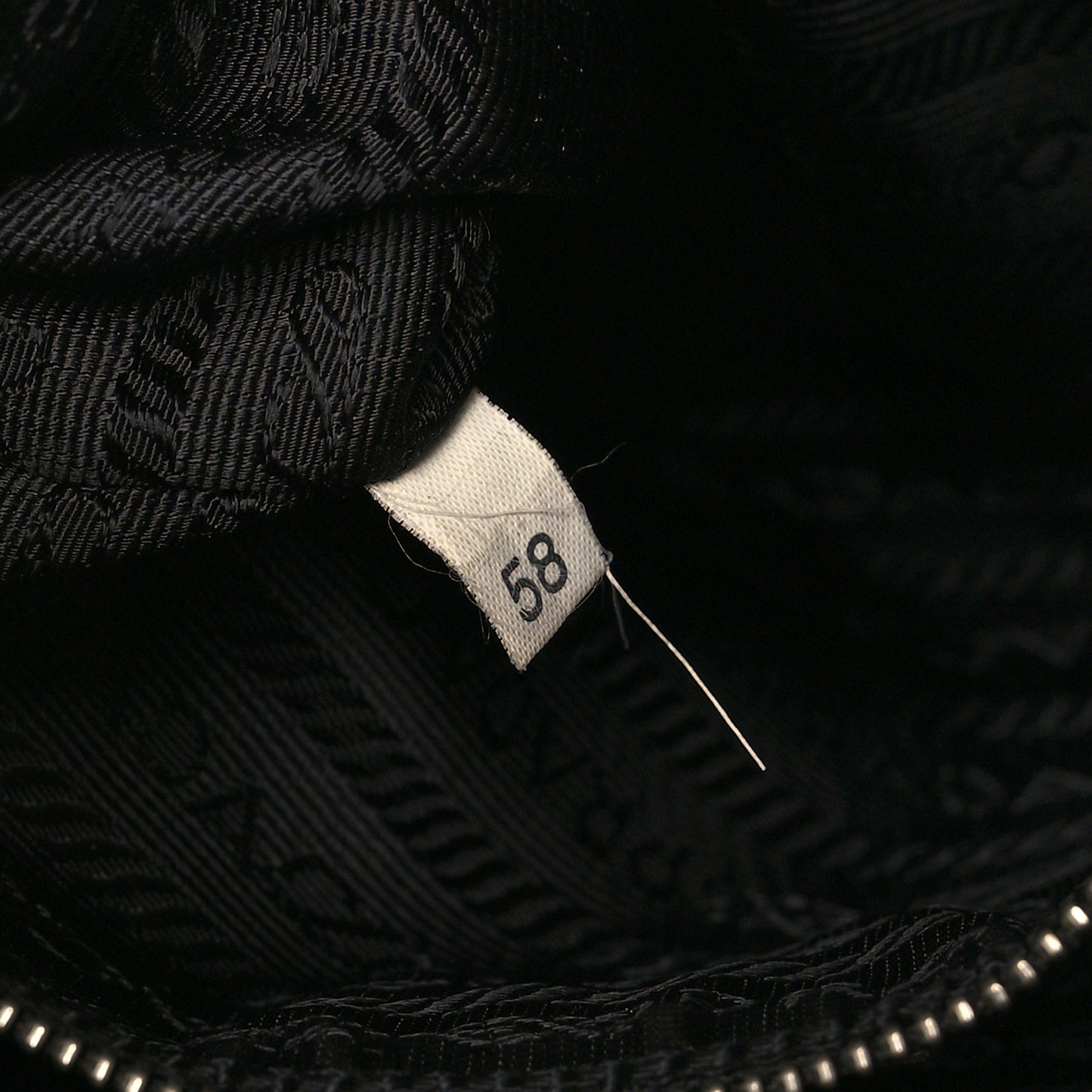 Tessuto Nylon Calfskin Flat Messenger Bag Black