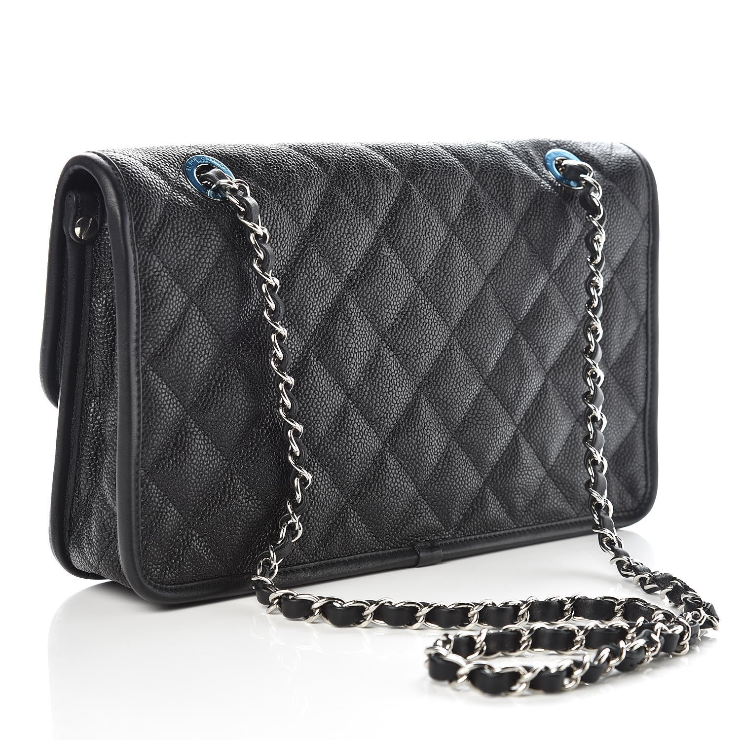Chanel Caviar Quilted Medium French Riviera Flap Black 3 of 10