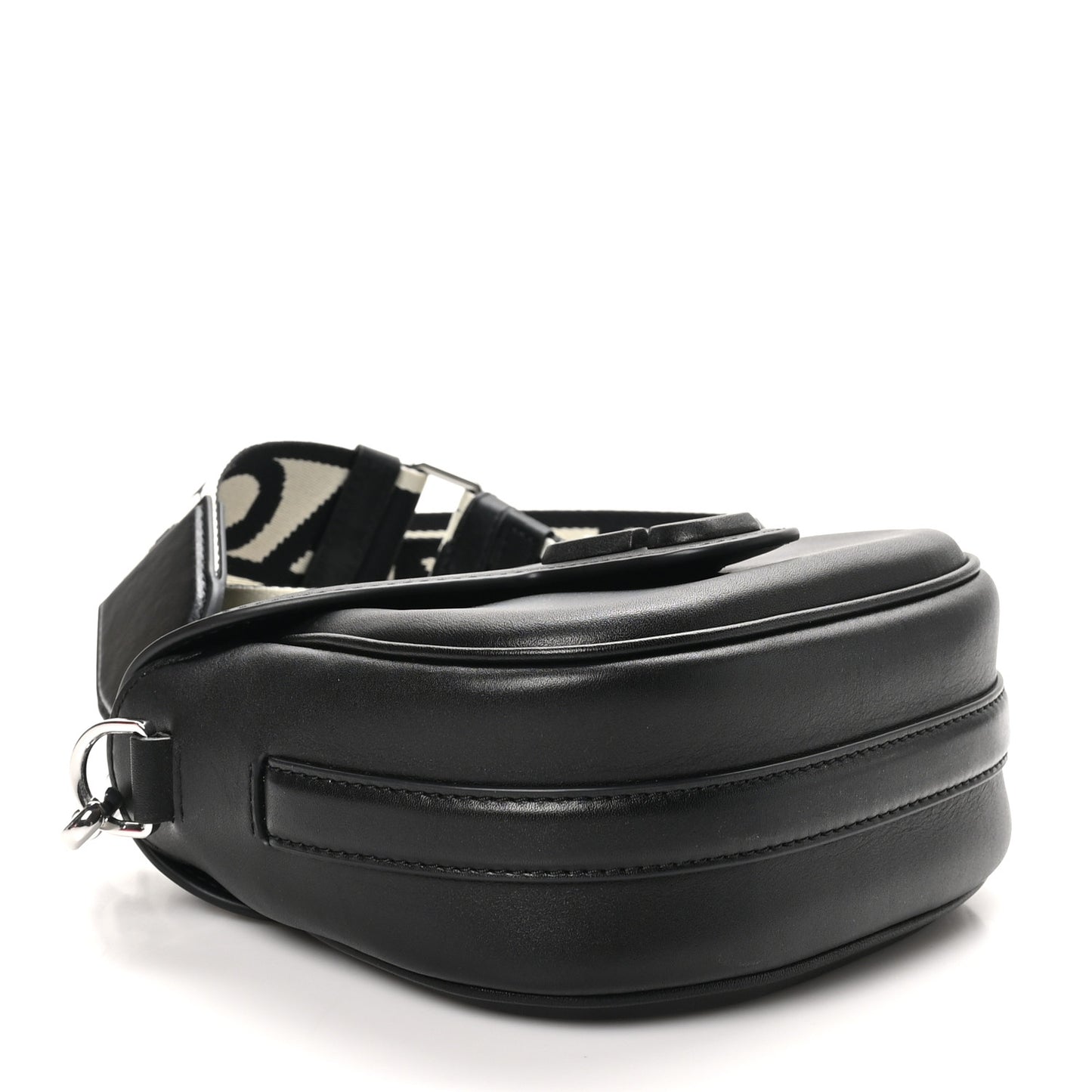 Calfskin Small The Covered J Marc Saddle Bag Black
