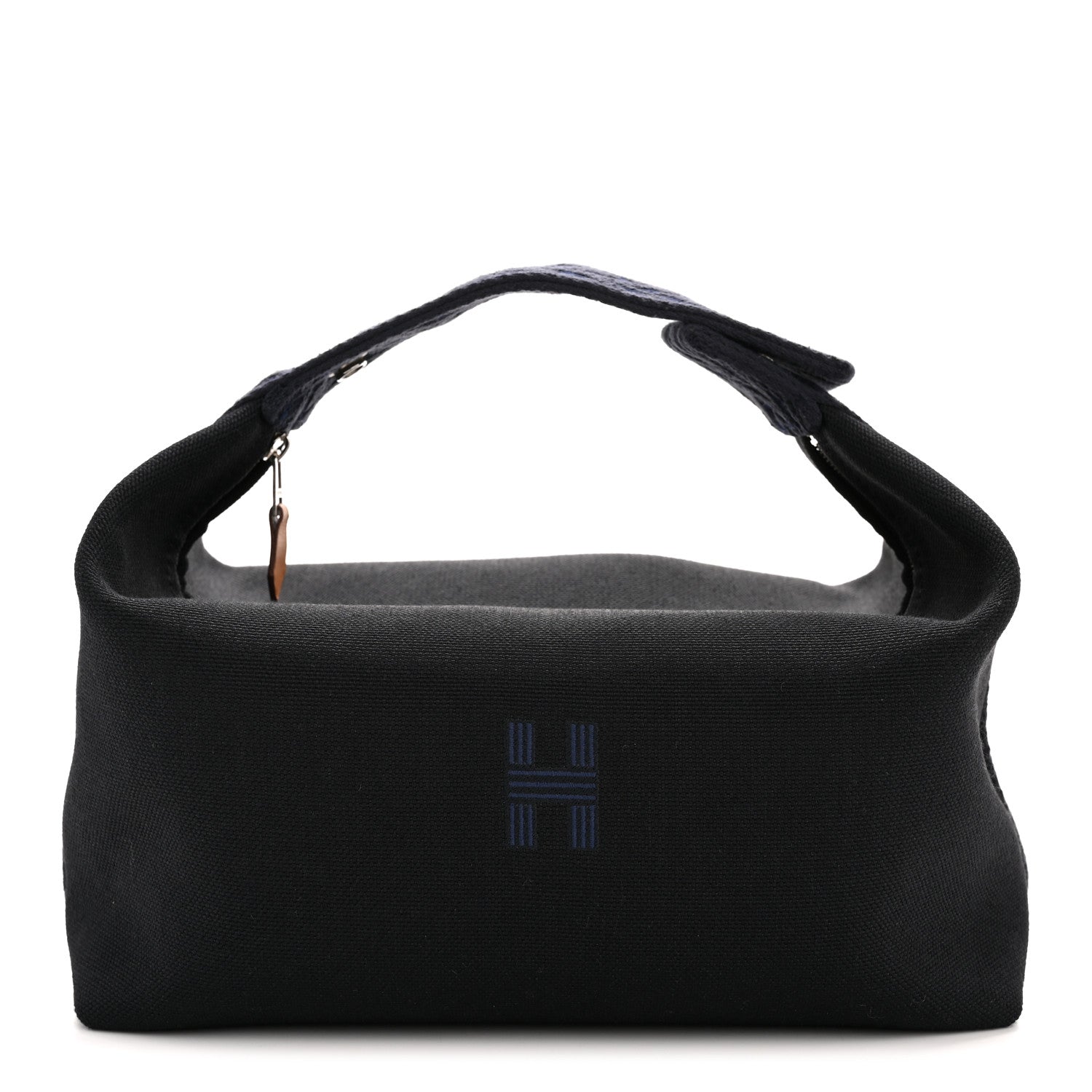 Hermes Canvas Large Bride-A-Brac Pouch Bleu Nuit 1 of 7