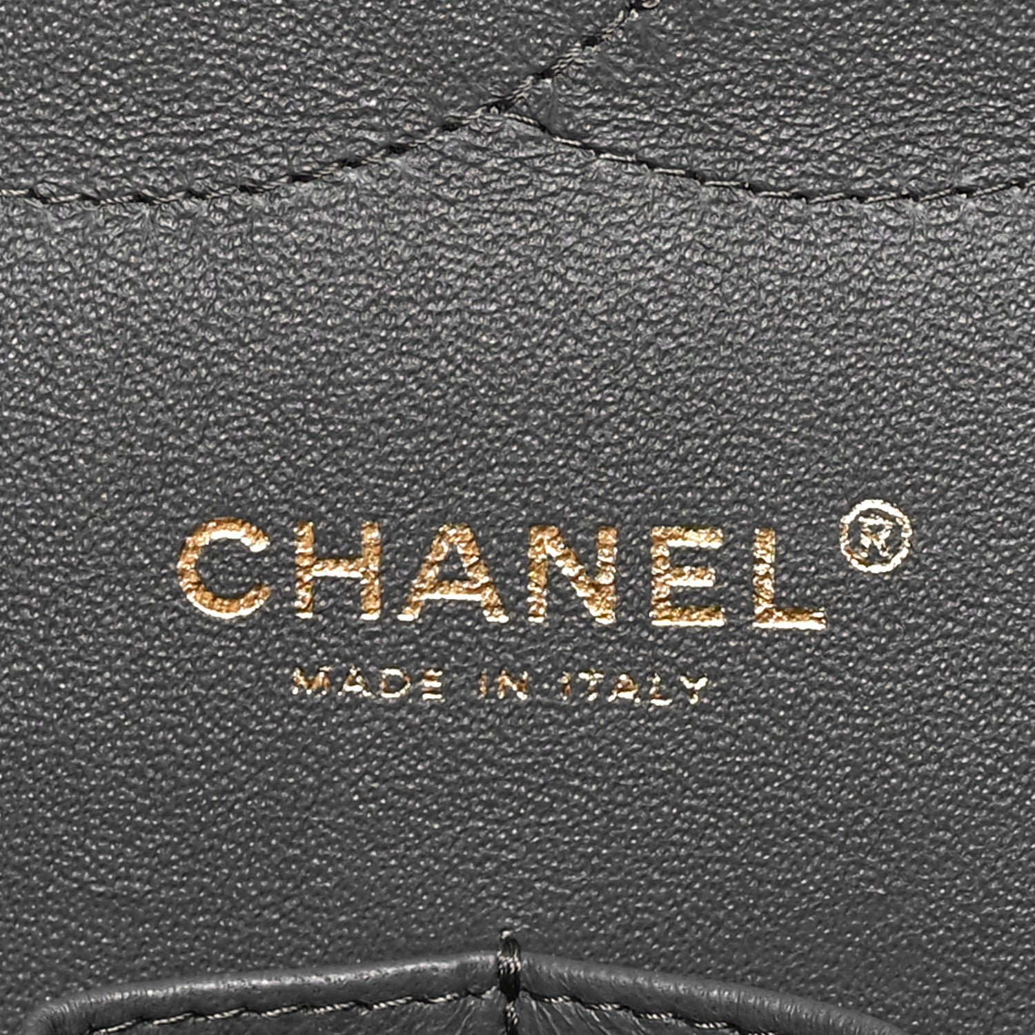 Chanel Lambskin Quilted Jumbo Double Flap Dark Grey 6 of 10