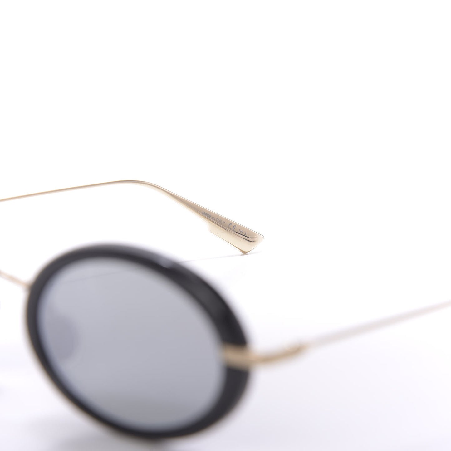 Hypnotic 2 Round Sunglasses Gold Black
