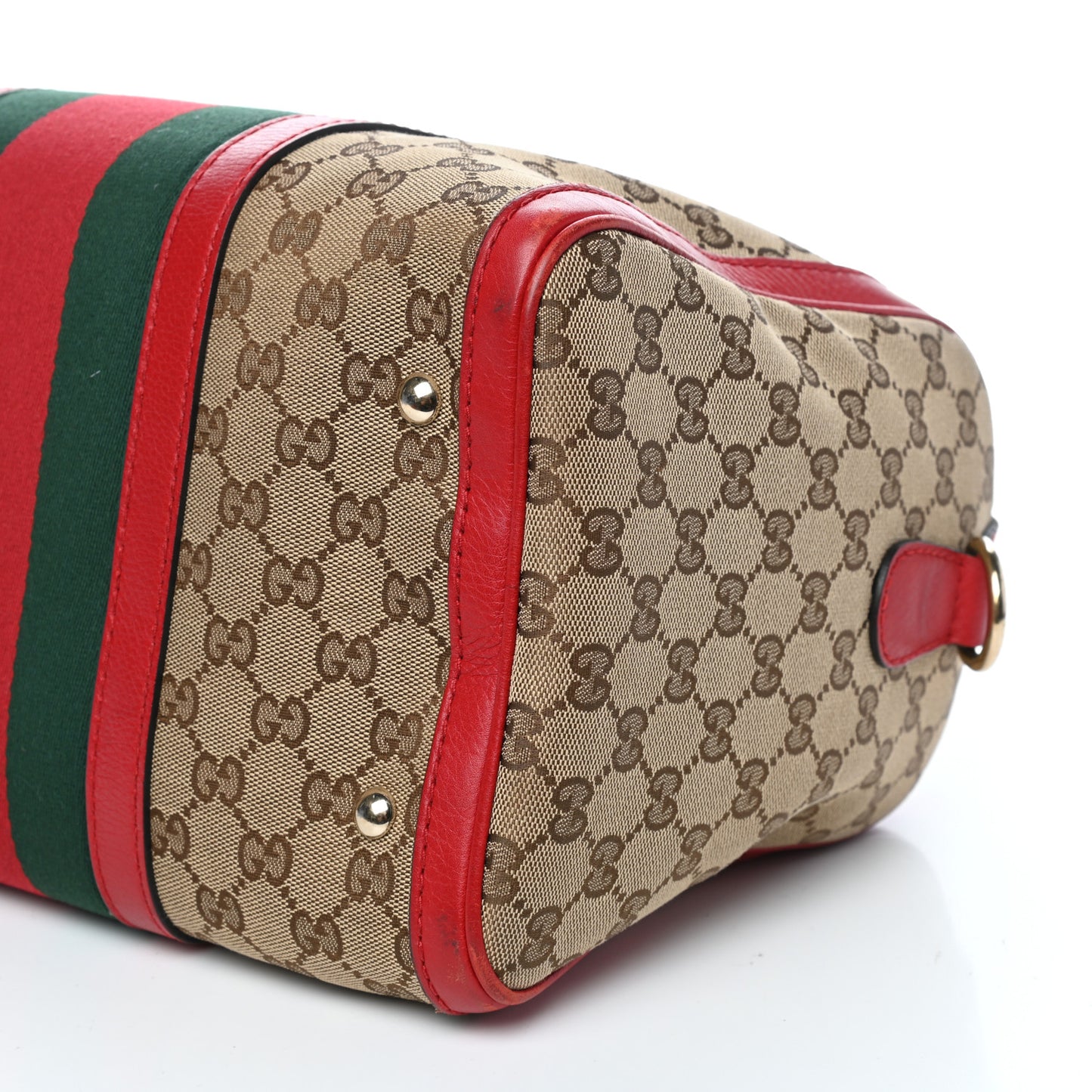 Monogram Vintage Web Medium Boston Red