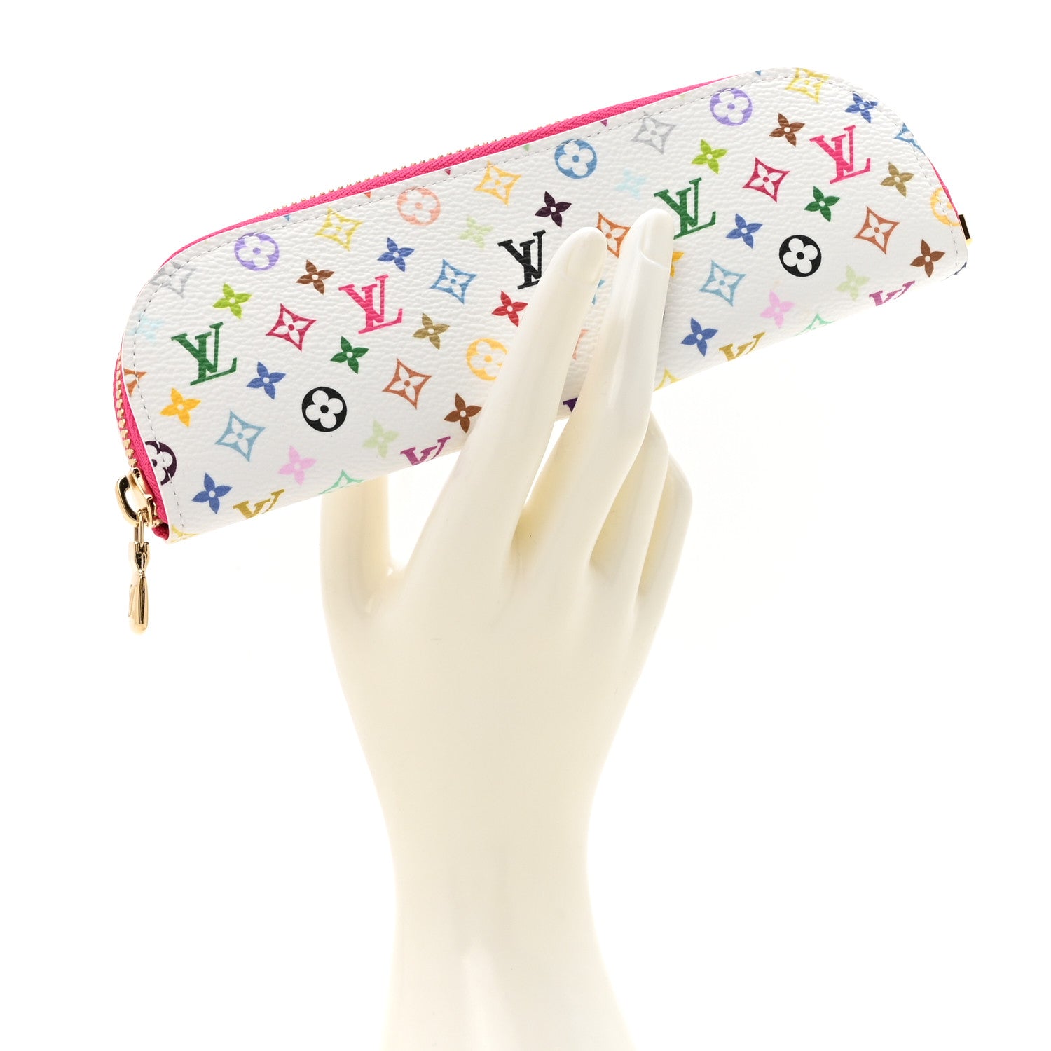 Louis Vuitton LV X TM Monogram Multicolor Charlotte Pencil Pouch Fuchsia 2 of 7