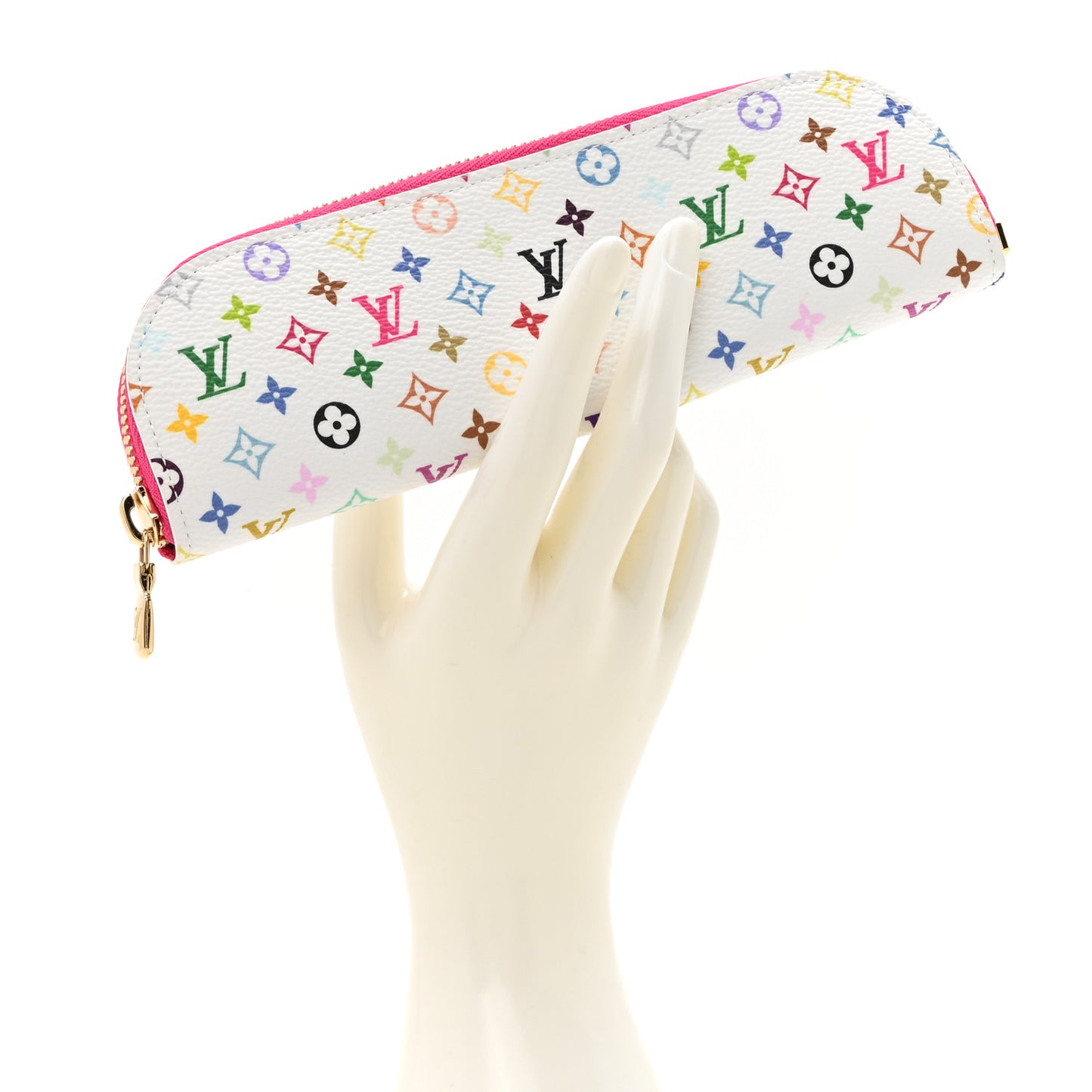 LV X TM Monogram Multicolor Charlotte Pencil Pouch Fuchsia