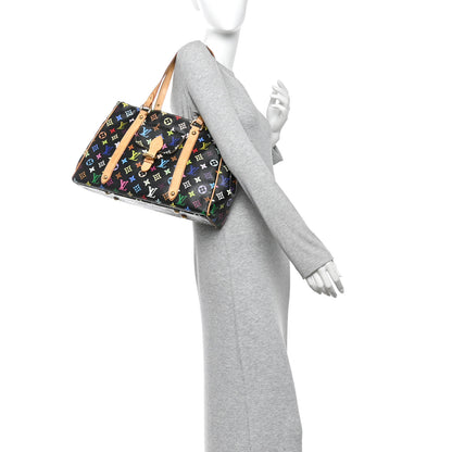 Louis Vuitton Monogram Multicolor Aurelia MM Black 2 of 10