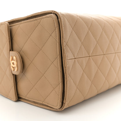 Chanel Caviar Quilted Medium Chanel 25 Handbag Dark Beige 10 of 11