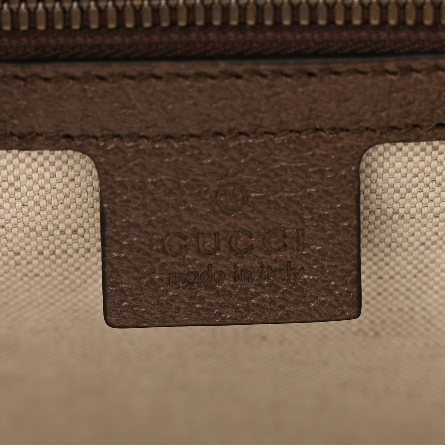 GG Supreme Monogram Textured Dollar Calfskin Web Medium Ophidia Carry-On Duffle Bag Beige Ebony New Acero