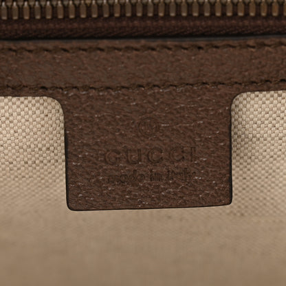 Gucci GG Supreme Monogram Textured Dollar Calfskin Web Medium Ophidia Carry-On Duffle Bag Beige Ebony New Acero 5 of 9