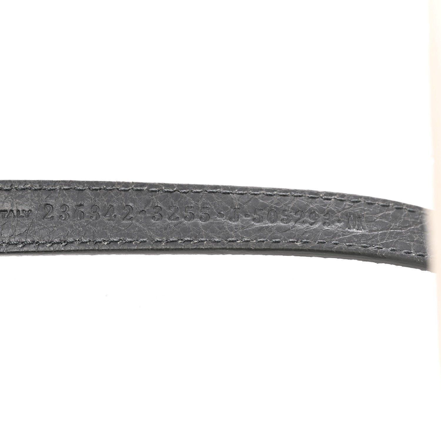 Balenciaga Agneau Arena Classic Hardware Triple Tour M Bracelet Anthracite 6 of 7