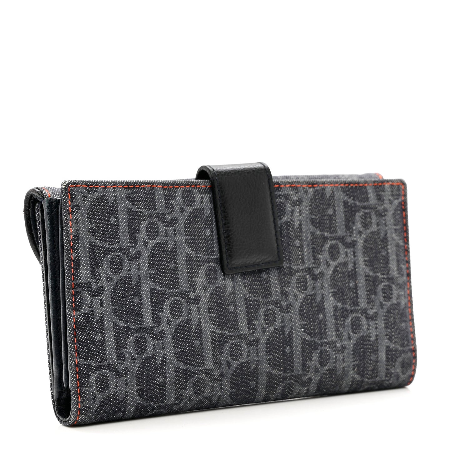 Denim Monogram Saddle Wallet Blue