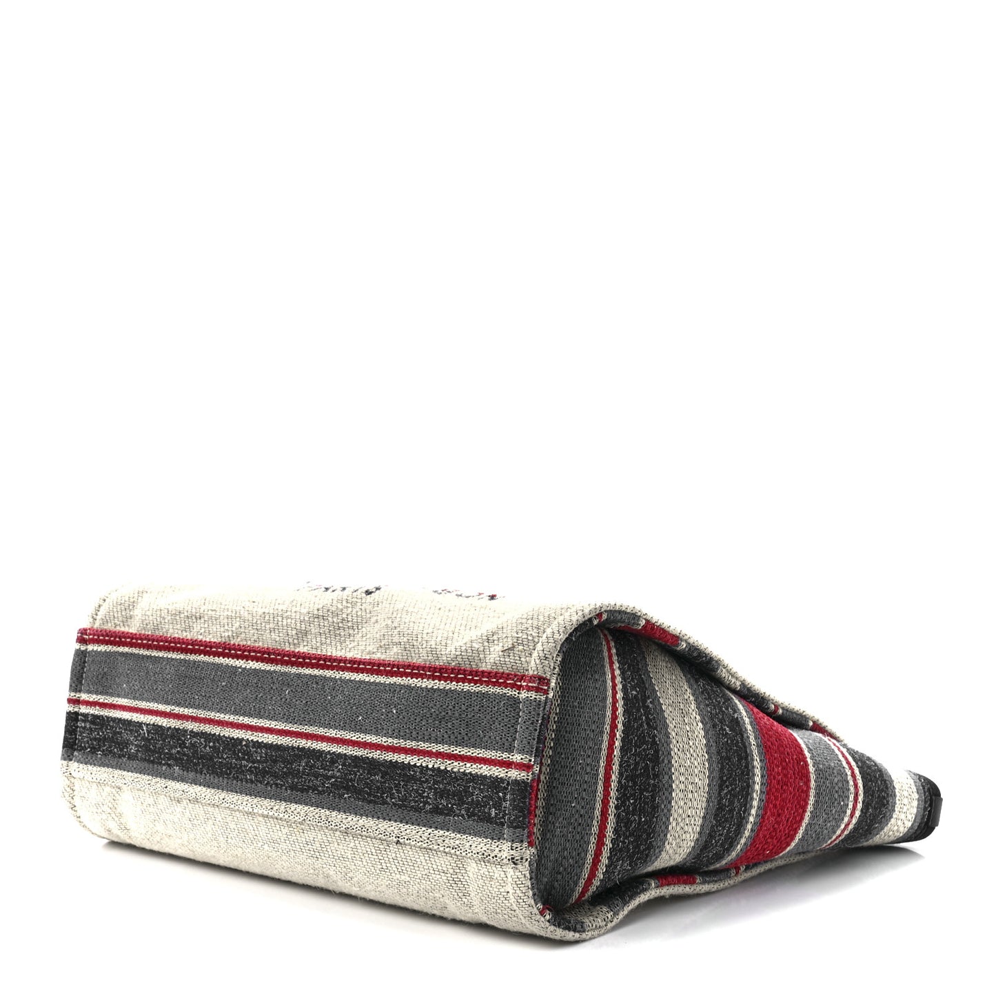 Striped Canvas Small Deauville Tote