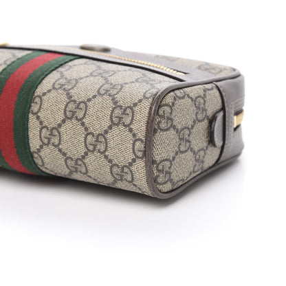 Gucci GG Supreme Monogram Small Ophidia Belt Bag 65 26 Dark Brown 10 of 10