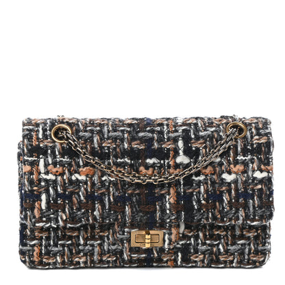 Chanel Tweed 2.55 Reissue 225 Flap Beige Multicolor 1 of 9