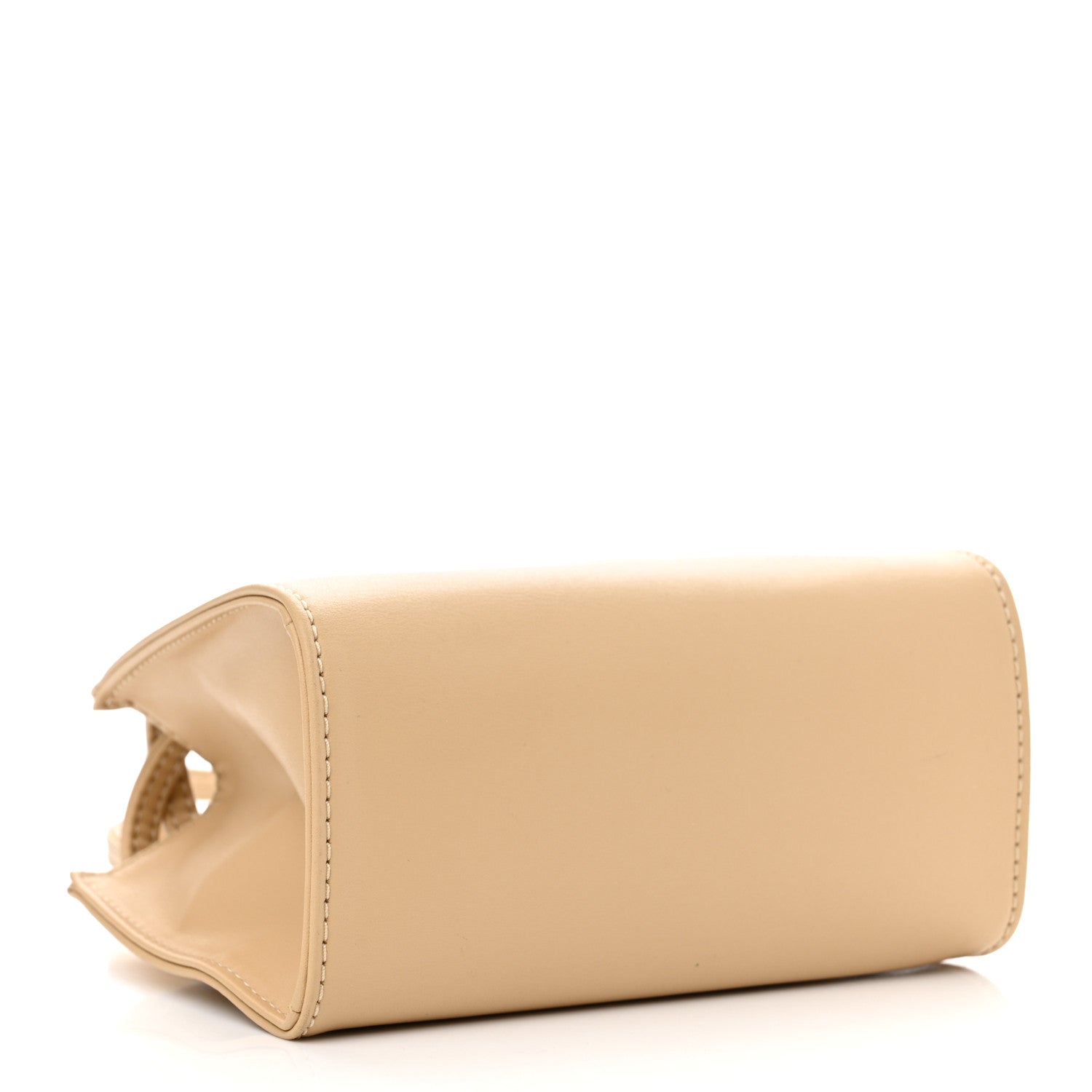 Telfar Vegan Leather Small Shopping Bag Cream 4 of 10