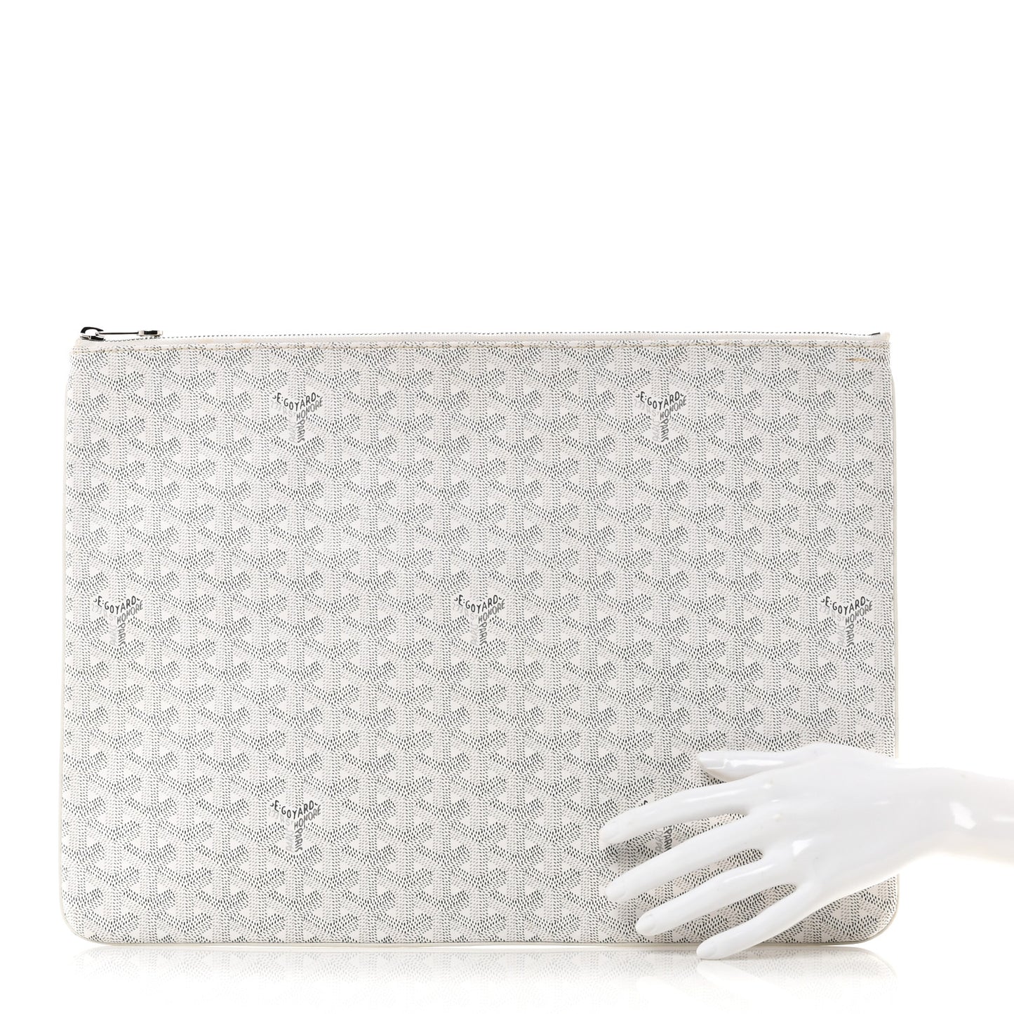 Goyardine Senat Pochette GM White