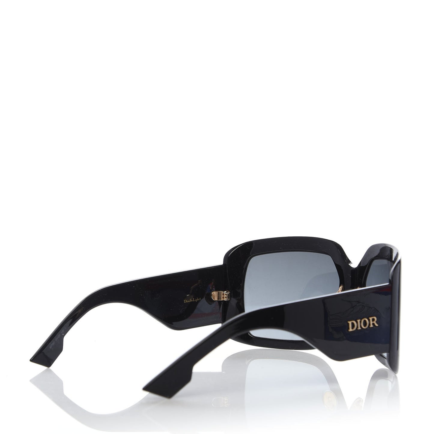 Acetate DiorSo Light 2 Shield Sunglasses Black