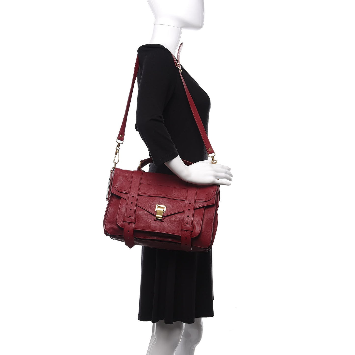 Lambskin Medium PS1 Satchel Chianti