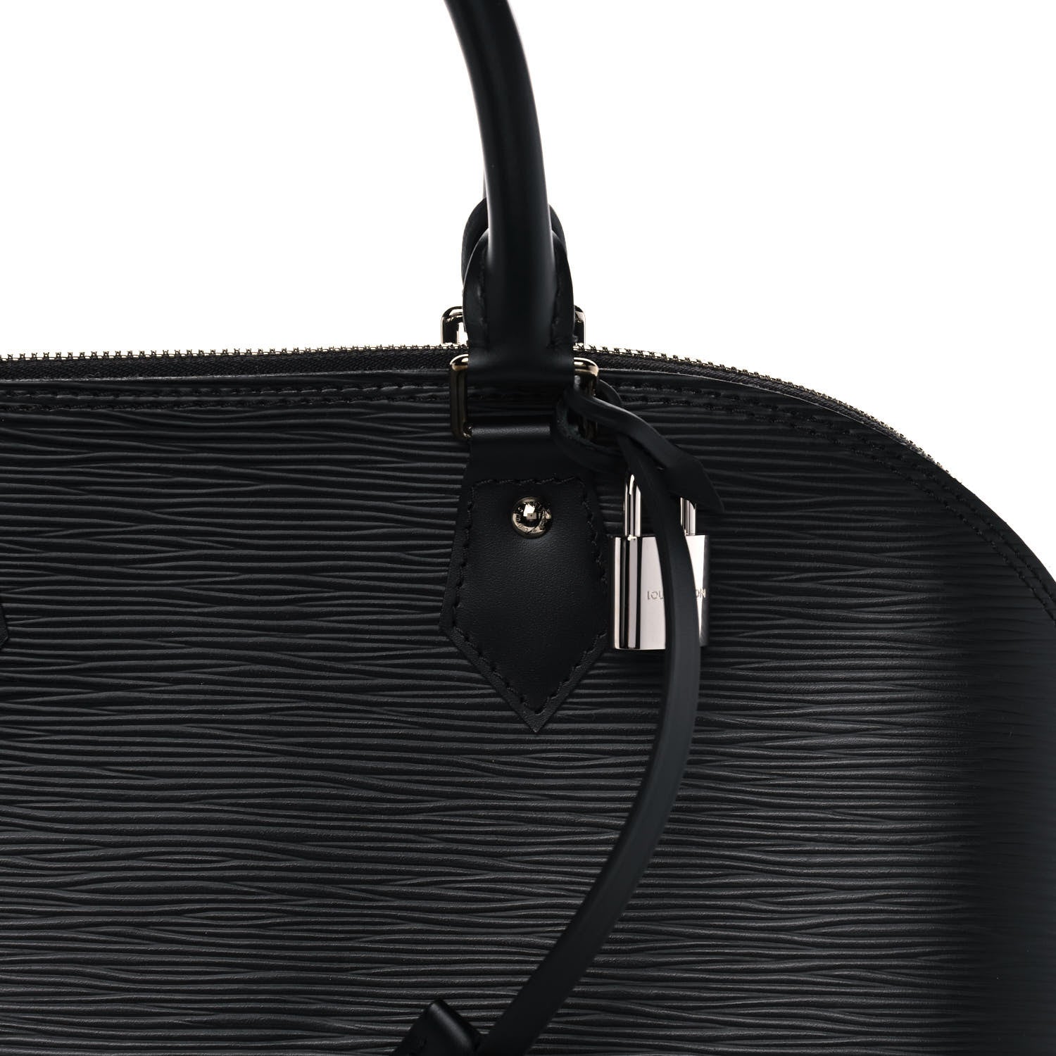 Louis Vuitton Epi Alma MM Black 7 of 11