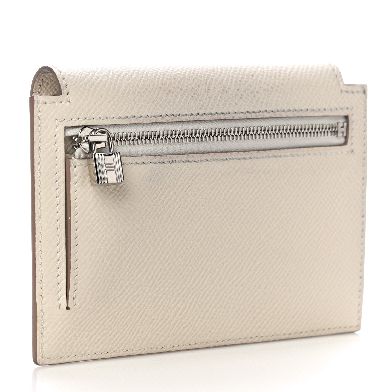Hermes Epsom Kelly Pocket Compact Wallet Craie 3 of 13